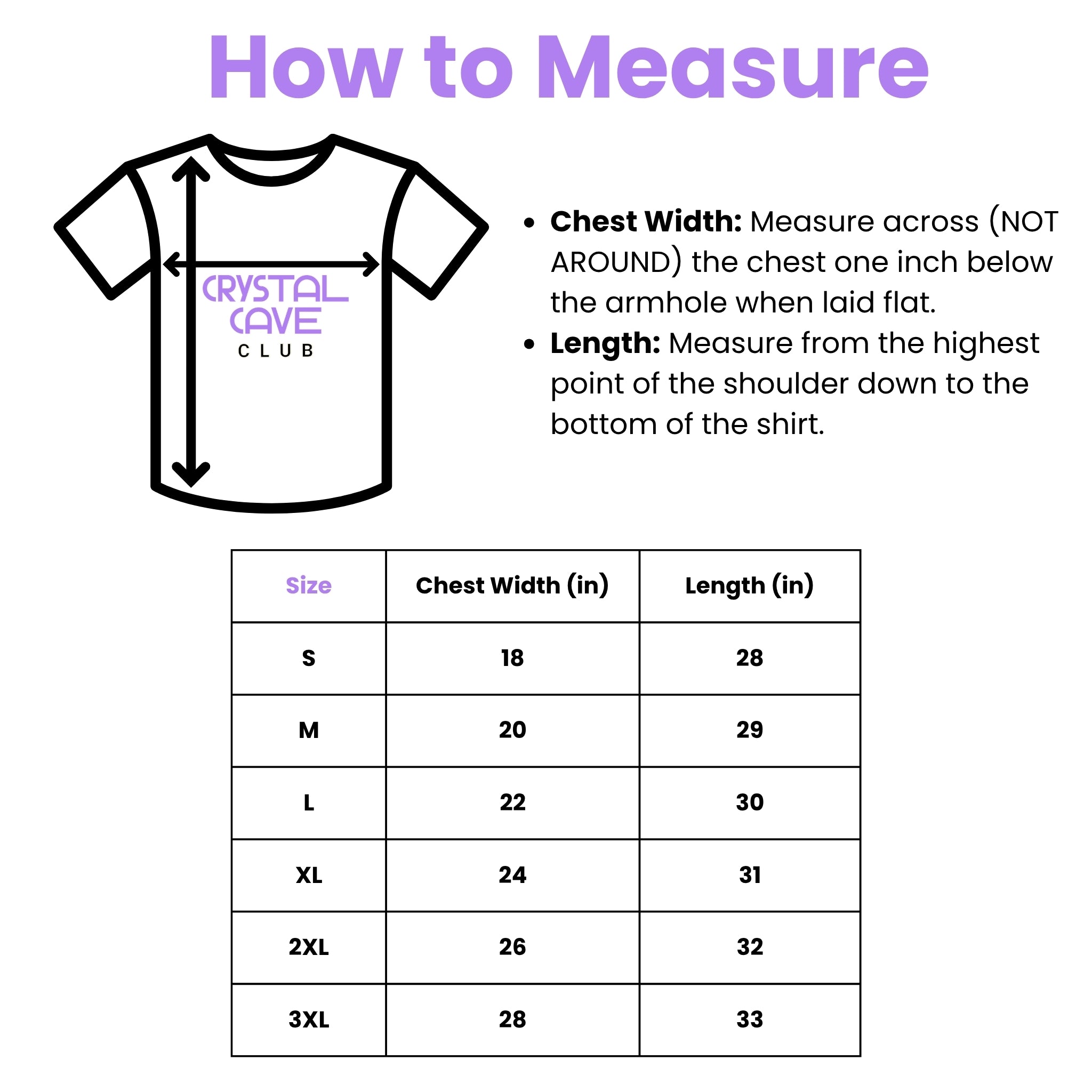 bmp-sizechart-tshirt for Spirituality Theme